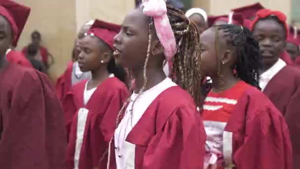 Marzo 2023 Abuja Nigeria África Gradúa Escuela Gubernamental Nigeria — Vídeo de stock
