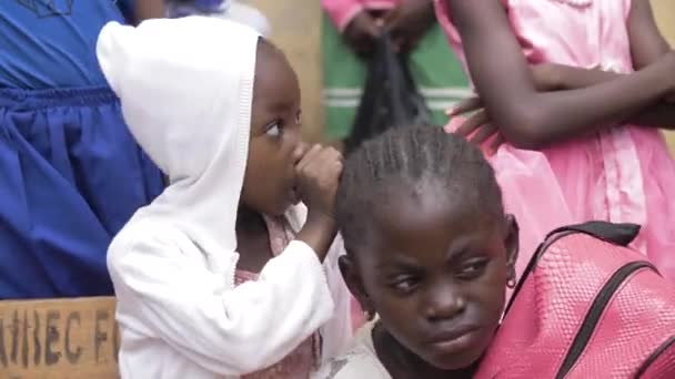24Th March 2023 Karsi Mararaba Nigeria Africa Children Faces Extreme — Stock Video