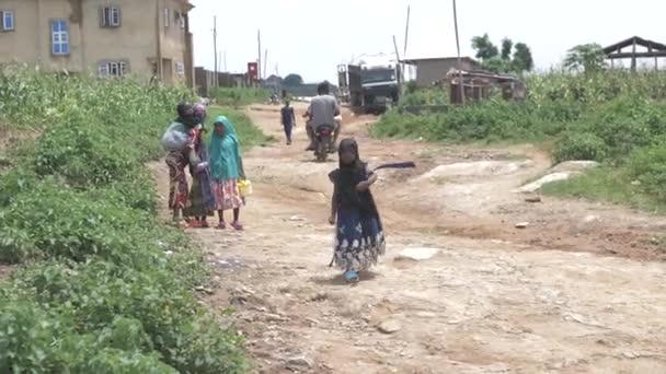Martie 2023 Karsi Mararaba Nigeria Copiii Din Africa Confruntă Sărăcie — Videoclip de stoc
