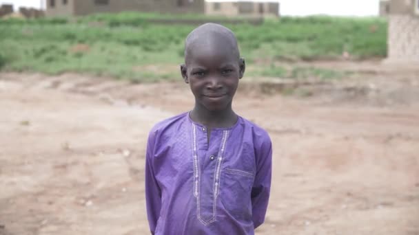 Marts 2023 Karsi Mararaba Nigeria Afrikas Børn Står Ekstrem Fattigdom – Stock-video