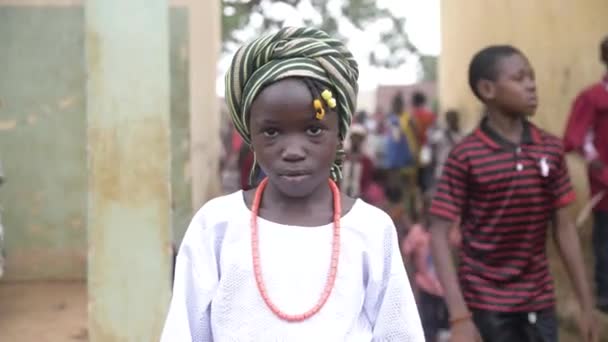 Maio 2023 Jikwoyi Abuja Nigéria Escolas Africanas Dançarina Cultural Tradicional — Vídeo de Stock
