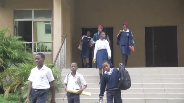 Αυγούστου 2023 Abuja Νιγηρία Αφρική Νιγηρίας Φοιτητές Μαθαίνει Στην Αίθουσα — Αρχείο Βίντεο