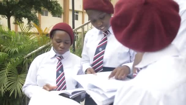 Août 2023 Abuja Nigeria Afrique Les Étudiants Nigérians Apprennent Salle — Video