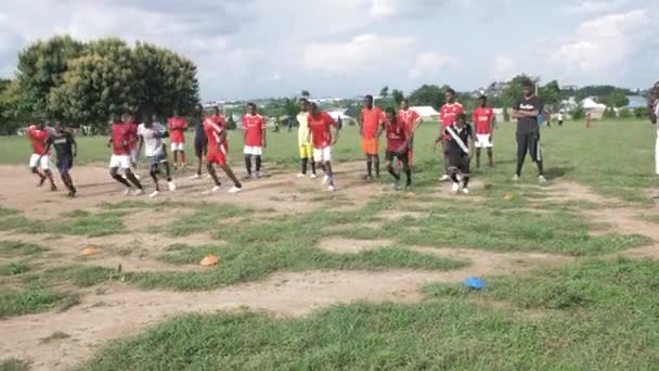 Srpna 2023 Abuja Nigérie Školní Děti Které Vykonávají Choreografické Sportovní — Stock video