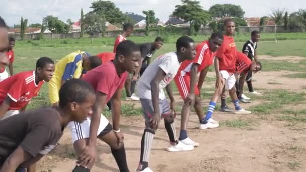 Ağustos 2023 Abuja Nijerya Okul Çocukları Okul Ortamında Koreografi Spor — Stok video