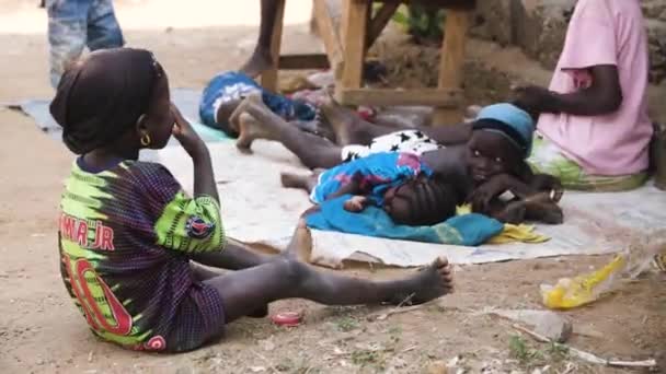 Jan 2024 Gwalada Nigeria Enfant Sous Alimenté Raison Extrême Pauvreté — Video