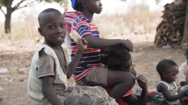 Ocak 2024 Gwalada Nijerya Nijerya Afrika Aşırı Yoksulluk Açlık Kuraklık — Stok video
