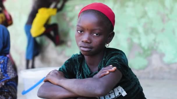 Jan 2024 Gwalada Nigeria Underernæret Barn Grund Ekstrem Fattigdom Sult – Stock-video