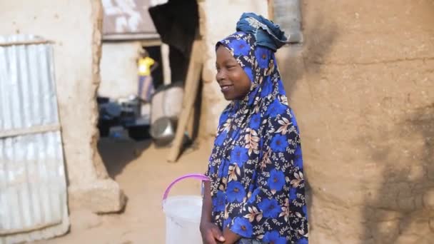 2024 Január Gwalada Nigéria Alultáplált Gyermek Rendkívüli Szegénység Éhezés Aszály — Stock videók