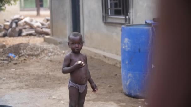 Ianuarie 2024 Gwalada Nigeria Copilul Hrănit Din Cauza Sărăciei Extreme — Videoclip de stoc