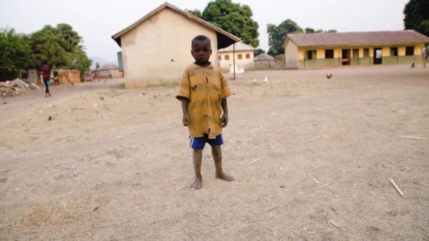 Jan 2024 Gwalada Nigéria Criança Desnutrida Devido Pobreza Extrema Fome — Vídeo de Stock