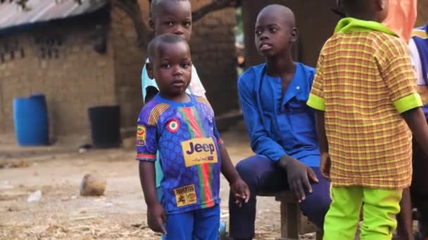 Янв 2024 Гвалада Нигерия Недоеденный Ребенок Крайней Нищеты Голода Засухи Видеоклип