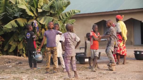Enero 2024 Gwalada Nigeria Niño Desnutrido Debido Pobreza Extrema Hambre — Vídeo de stock