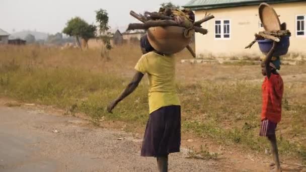 Januar 2024 Gwalada Nigeria Unterernährtes Kind Aufgrund Extremer Armut Hunger — Stockvideo