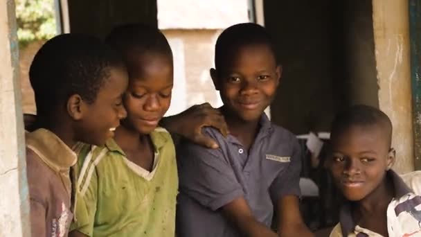 Jan 2024 Gwalada Nigeria Underernært Barn Grunn Ekstrem Fattigdom Sult – stockvideo