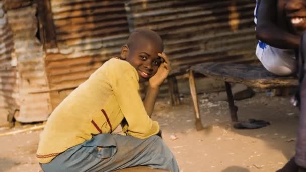 Enero 2024 Gwalada Nigeria Niño Desnutrido Debido Pobreza Extrema Hambre — Vídeos de Stock