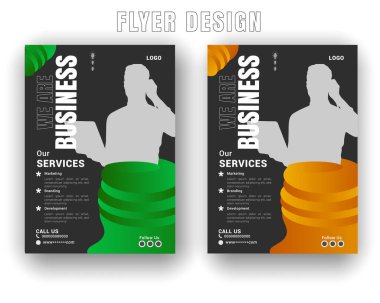 Gradyan renk biçimi veya beyaz arkaplan dizayn şablonuna sahip dijital iş ilanı ve yenilik çözümü