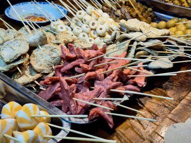 Famous street food called Angkringan in Yogyakarta. clipart