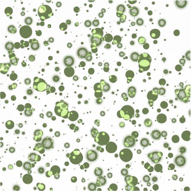 Çemberli soyut yeşil arkaplan 