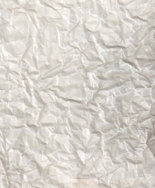 beyaz buruşmuş kağıt doku arkaplanı 