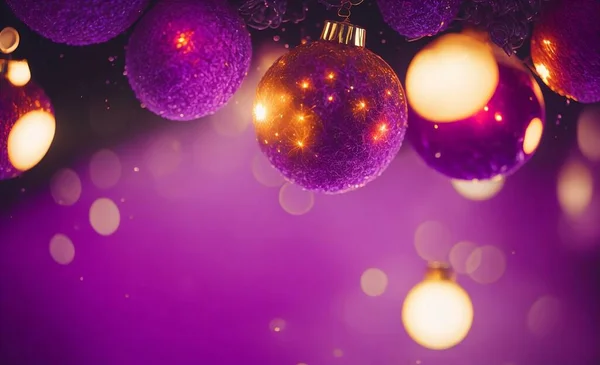 Jul Abstrakt Festlig Bakgrund Med Ljus — Stockfoto