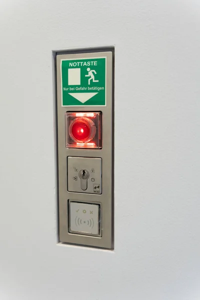 Elektronik Kapı Kilitleme Sistemi Manyetik Kart Alarm Sistemi Anahtar Deliği — Stok fotoğraf