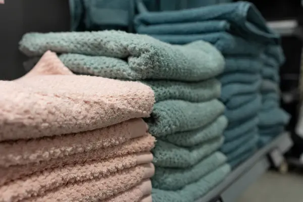 Cotton Hand and Bath Bath Towels. Bath towels. Coloured Cotton Bath Towels stack up.