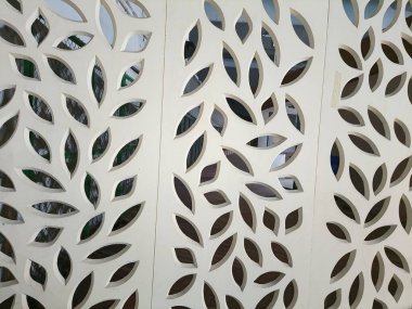 Yaprak İç Tasarım Deliği Deseni - Dekoratif Duvar Sanatı