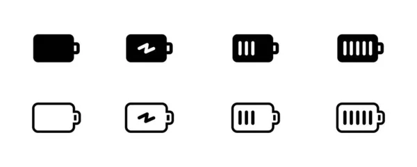 stock vector Battery icon. battery charge level. battery Charging icon