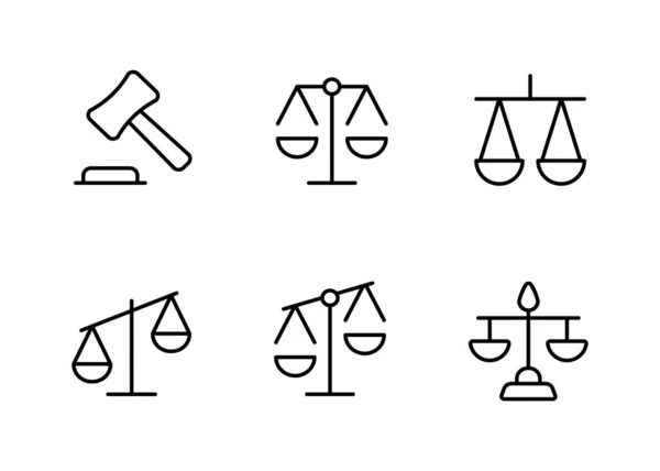 Auktionshammer Waage Gavel Richtergabel Rechtssymbolvektor Symbol Des Gerichtshofes Aktienvektor Kann — Stockvektor
