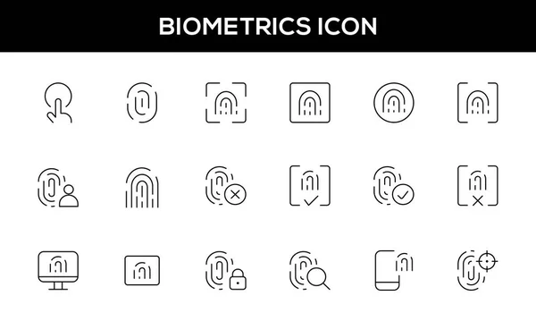 stock vector fingerprint unlock Biometrics Icon touch id Fingerprint vector icon, security symbol. Simple, flat design for web or mobile app ID app icon. Fingerprint vector illustration