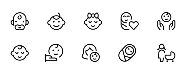 Детская Икона Детская Векторная Сценография Столешницей Line Flat Line Тонкий — стоковый вектор