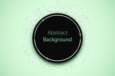 Çember Yeşil Işıltı arka planı, lüks arka plan, Noel.