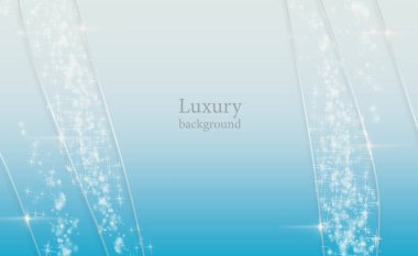 Soyut sanat arka plan vektörü. Lüks asgari stil duvar kağıdı. mavi arkaplan.