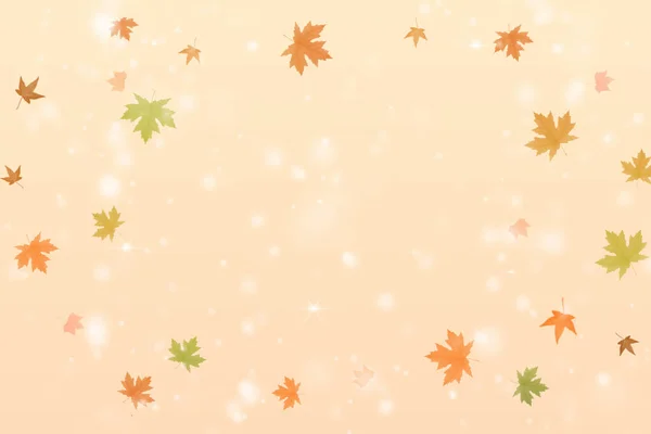Falling Autumn Maple Leaves Natural Colorful Background — Stock Photo, Image