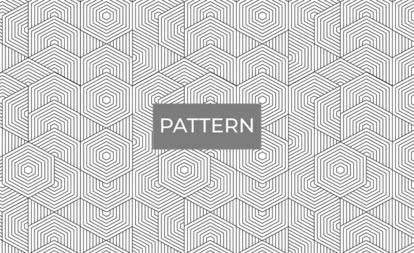 幾何学的なラインシームレスなパターン設計 ライトモダンシンプルな壁紙 明るいタイルの背景 モノクロームグラフィック要素 — ストックベクタ