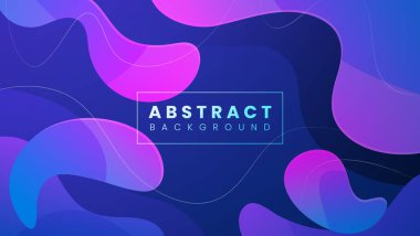 Soyut sıvı gradyan arkaplan modern tasarım premium vektörü