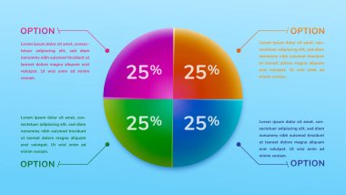 3B Grafik Çemberi Bilgisel şablon premium vektörü