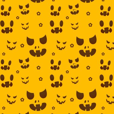 Cadılar Bayramı desenli ürkütücü gülümseme