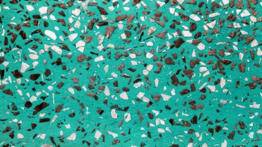 Terrazzo mermer dokusu pürüzsüz, doğal taş, granit, mermer, kuvars, kireç taşı, renk parçalı beton bej arkaplan.