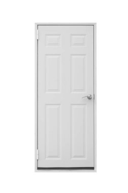 door Isolated on white clipart