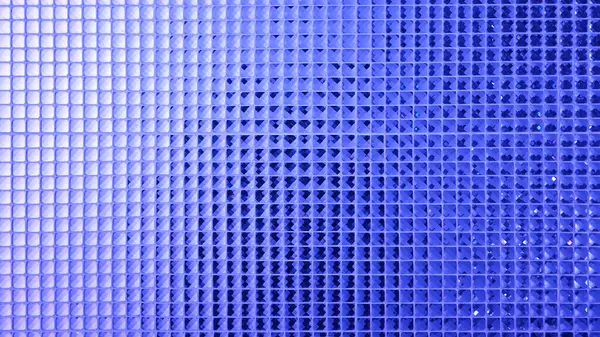 Blaue Farbe Mosaik Muster Von Fliesen Wall Ist Mit Glasmalerei — Stockfoto