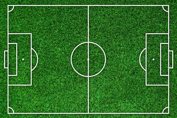 Abstract green grass football field of artificial grass background texture,Soccer.betting and competition.White lines that delimit the areas,Football field Top view