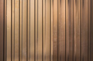 Açık kahverengi alüminyum levha, arka plan için sarı renkli metal levha dalgalanma dokusu