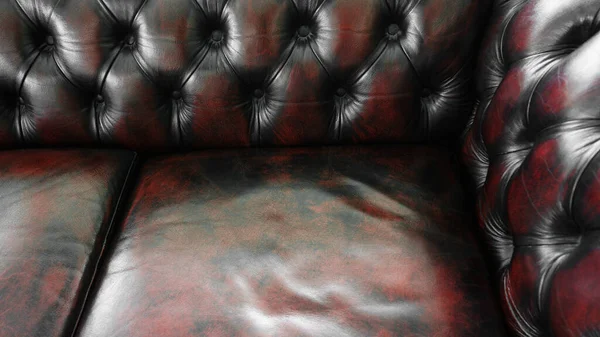 Echtes Leder Polsterung Hintergrund Für Eine Luxuriöse Dekoration Rotbraun Tönen — Stockfoto
