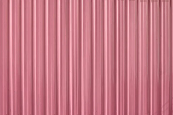 Rosafarbener Zinkmetall Wellblechzaun Metallblechzaun Für Hintergrund Abstrakter Hintergrund — Stockfoto