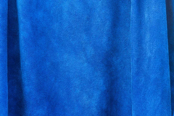 Weiche Samtige Textur Textil Blautöne Für Hintergrund Stoff Hintergrund — Stockfoto