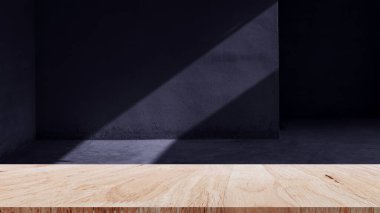 Eskitilmiş ahşap zemin arka plan veya koyu doku duvarı, çimento dokusu veya taş eski duvar boşluğu arka plan için retro desen düzeni.