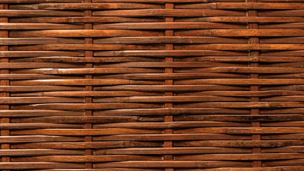 Gewebte Bambus Oberfläche Abstrakten Hintergrund Textur Aus Bambus Handwerk Detail — Stockfoto