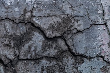 Çatlak duvar dokusu beton zemin zemin zemin, kayanın soyut arkaplanı